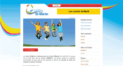 Desktop Screenshot of loisirsstmartin.com